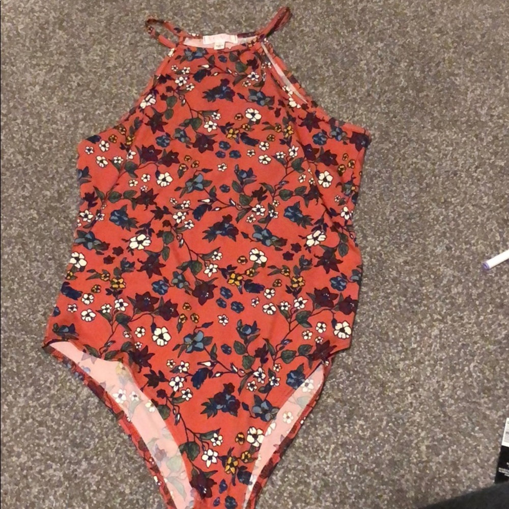 Halter body suit
